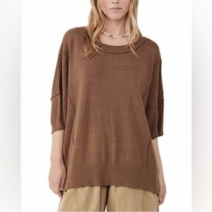 Free People Work From Home Top Size XS